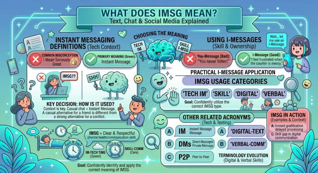 What Does IMSG Mean? Text, Chat & Social Media Explained